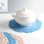 Set de table silicone nordique rose 34x34cm