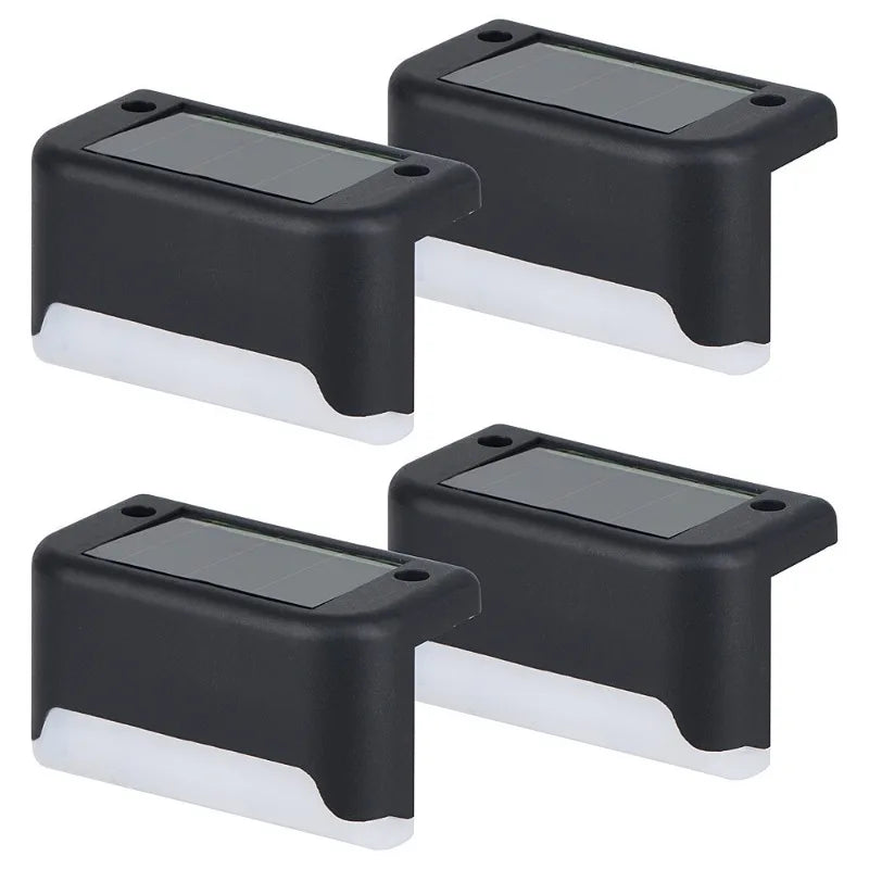 lumière solaire moderne noire blanche semi transparente clips extérieure décoration jardin cloison escalier