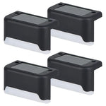 lumière solaire moderne noire blanche semi transparente clips extérieure décoration jardin cloison escalier