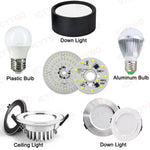plaque led 100w 80w blanc moderne 198mm 160mm sans pilote smd2835 aluminium
