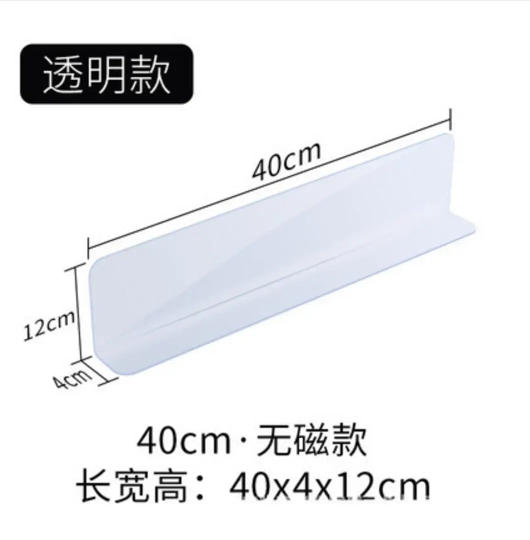 séparateurs étagères magnétiques transparents plastique pvc réutilisables modernes pièces salon respectueux environnement