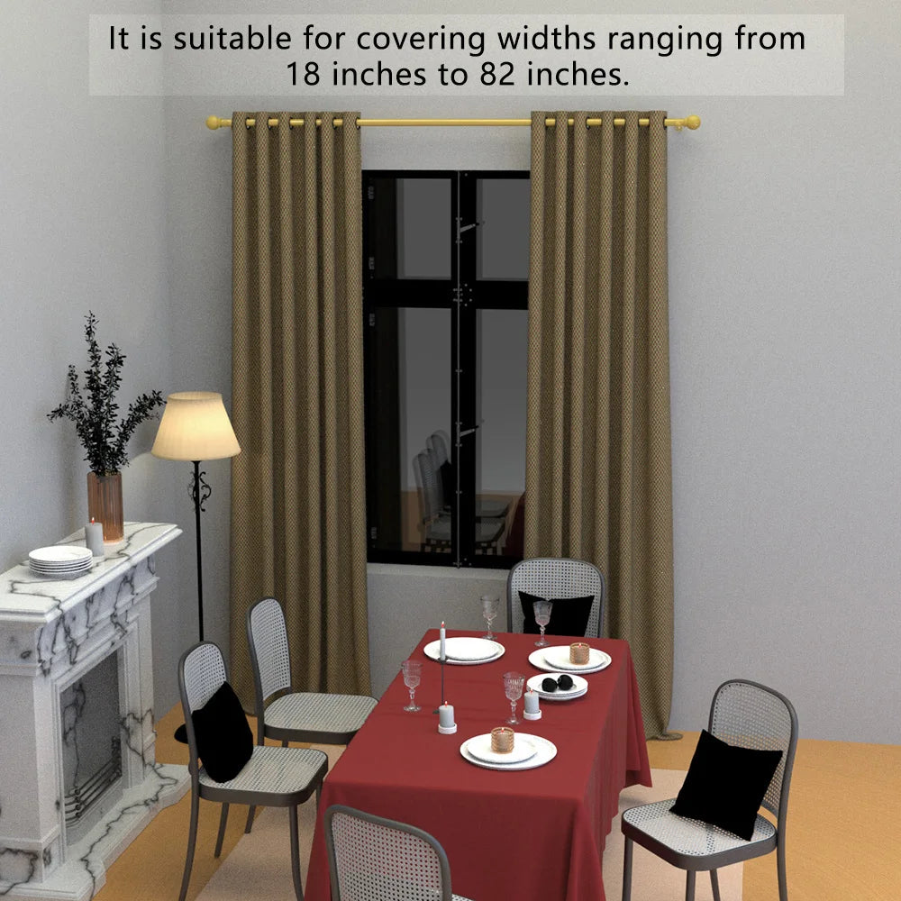 tige rideau or moderne clips robuste durable 23 87 pouces decoration maison