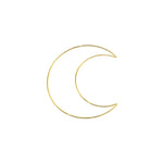 attrape rêves boho spirale lune étoiles plumes or rose multicolore métal