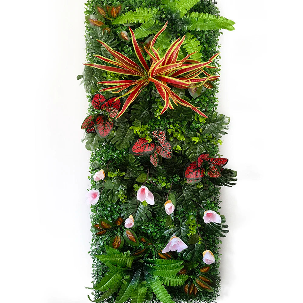 plantes artificielles subtropicales fond décoration mariage herbe feuilles naturel extérieur accroché vert varié opaquet