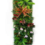 plantes artificielles subtropicales fond décoration mariage herbe feuilles naturel extérieur accroché vert varié opaquet
