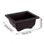 pot plante jardin extérieur marron moderne grille drainage fleurs succulentes bonsaï