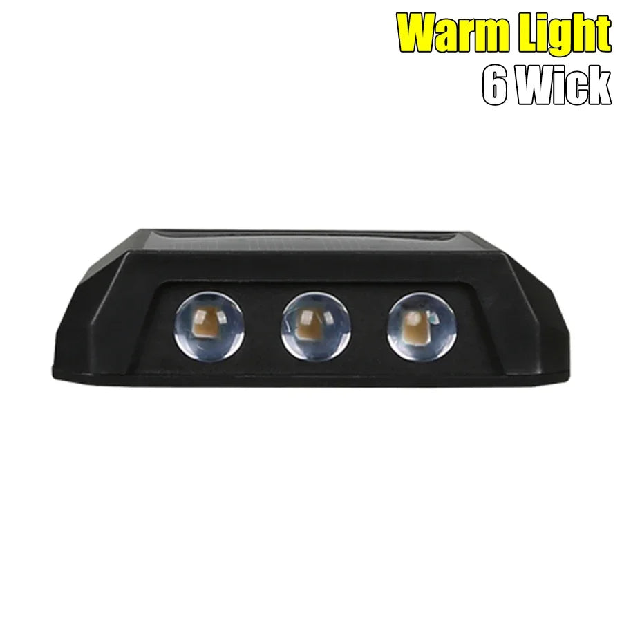 lumière solaire murale led blanc chaud blanc froid moderne minimalisteextérieur jardin