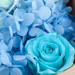 Fleurs séchées naturelles variées bleu rose vert blanc décoration diy bougie évènement