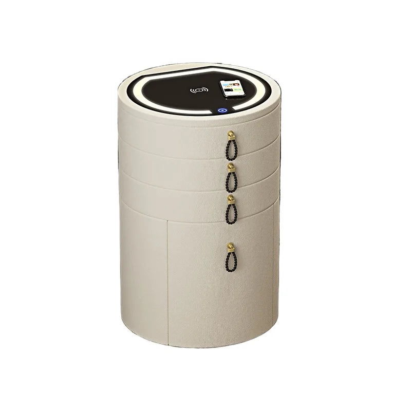 coffret bijoux moderne couleur beige bleu gris vert matériau bois opaque