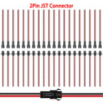 connecteur led jst broches noir câbles multicolores plat certification