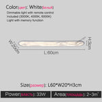 lampes led plafonnier modernes minimalistes encastrables cuisine salle bain nuage noir blanc