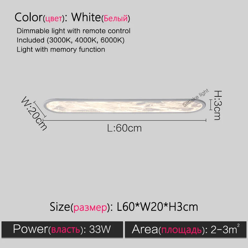 lampes led plafonnier modernes minimalistes encastrables cuisine salle bain nuage noir blanc