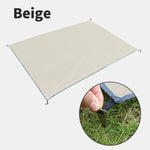 tapis camping imperméable gonflable piquets sac rangement noir moderne outdoor campagne ultraléger portableextérieur