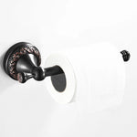 accessoires salle bain cuivre laiton noir classique brosse toilette porte serviettes papier hygiénique móc