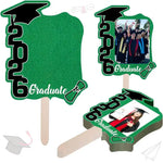 décorations fête graduation fanions pailletés numéros 2026 glue dots pic fixations photos incluses