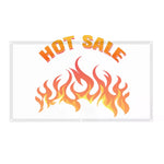 écran projection pliable blanc motif flammes 60 72 84 100 120 pouces publicitaire