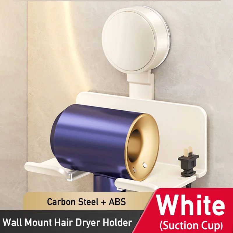 séchoir cheveux adhésif mural violet doré gris moderne aluminium laqué