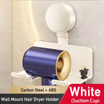 séchoir cheveux adhésif mural violet doré gris moderne aluminium laqué