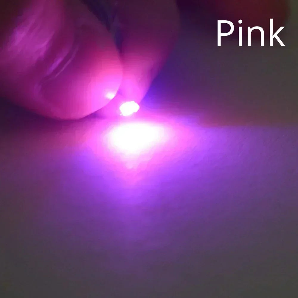 diodes led 5050 0805 rouge vert bleu blanc orange rose violet ruban led moderne