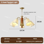 lampe suspendue or plissée classique ampoules abat jour vintage chambre salon