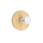 porte serviettes adhésif moderne bois naturel noir blanc gris vert marron unique utilisation multiple