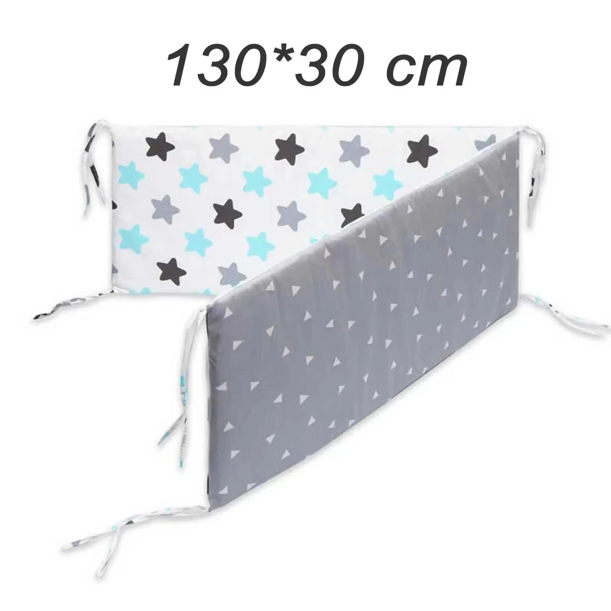 barrière lit bébé gris rose blanc bleu flamants roses licornes étoiles géométriques floraux