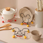 support assiettes hello kitty mickey mouse blanc rouge jaune moderne ludique assiettes couvercles bols