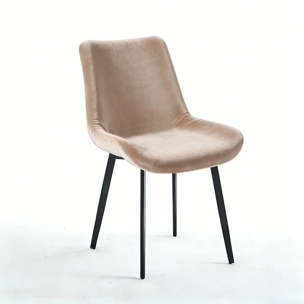 housses chaise velours polyester couleurs unies moderne salle manger anti poussière decoration festive