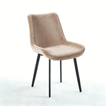 housses chaise velours polyester couleurs unies moderne salle manger anti poussière decoration festive
