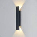appliques murales modernes led 18w 24w extérieures aluminium ip65 noir hydrofuge