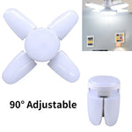 mini lampe feuilles blanc 6500K blanc chaud 3000K moderne minimaliste adaptable E27