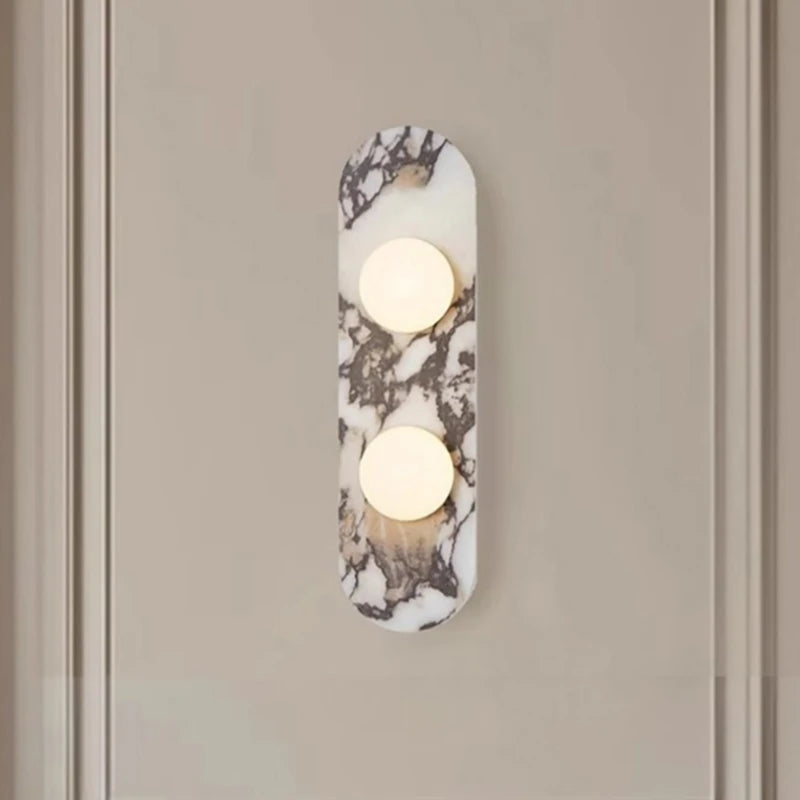 lampe murale marbre blanc noir moderne adhésif led 4000k 3000k 5000k chambre cuisine