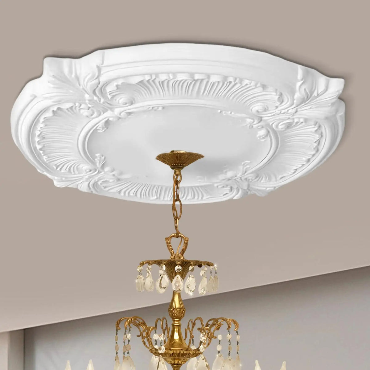 decoratif blanc ornements sculptes classique decor opacite elegante sure familial