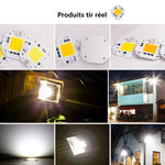 puce led cob 50w 70w 100w blanc chaud lumière froide croissance moderne aluminium