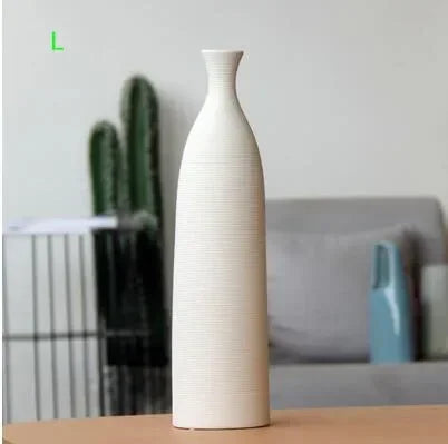 vases céramique modernes blanc noir orange texture tissée opaques salon