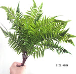 plantes artificielles fougère herbe perse accessoires muraux décoration moderne extérieur intérieur vert brun minimalistes