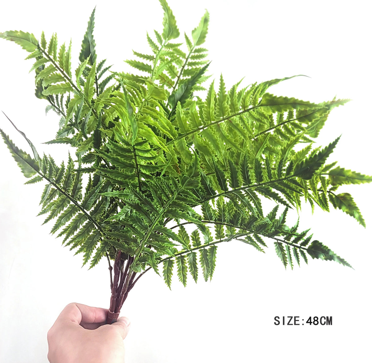 plantes artificielles fougère herbe perse accessoires muraux décoration moderne extérieur intérieur vert brun minimalistes