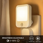 veilleuse led capteur mouvement ajustement luminosité sans fil moderne minimaliste chambre enfant sécurité