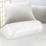 coussin rond gris quadrillé moderne couverture oreiller cou décontracté support couverture zippée 50x15cm