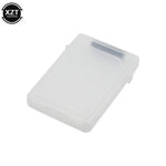 boîte rangement disque dur pratique moderne vert orange bleu gris blanc poignée câble usbclé
