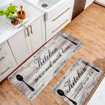 tapis cuisine moderne motif fleurs texturé polyester antidérapant lavable intérieur extérieur