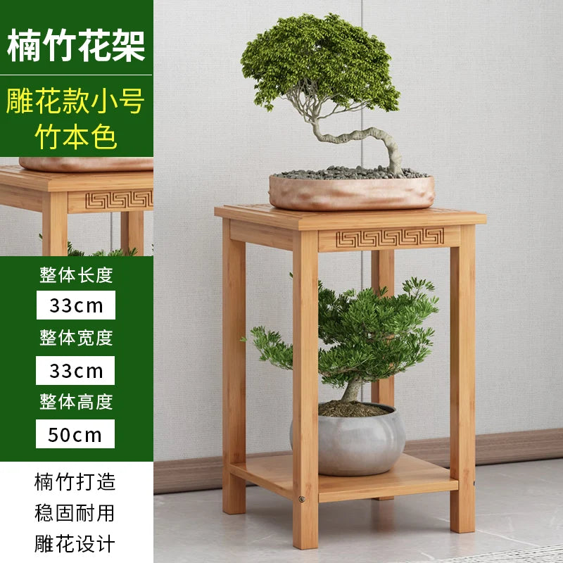 meuble plante moderne gravure traditionnelle marron foncé vases sculpturales or doré