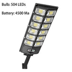 lampe rue led solaire détecteur mouvement moderne sans fil 10000 lumens