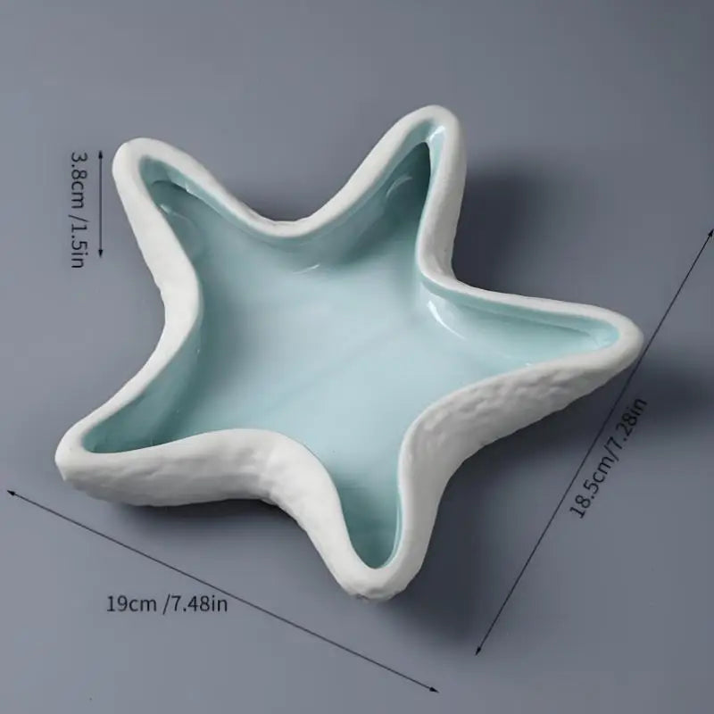 assiettes décoratives blanc turquoise motif coquillage texture mat océan décoratif bracelet maquillage