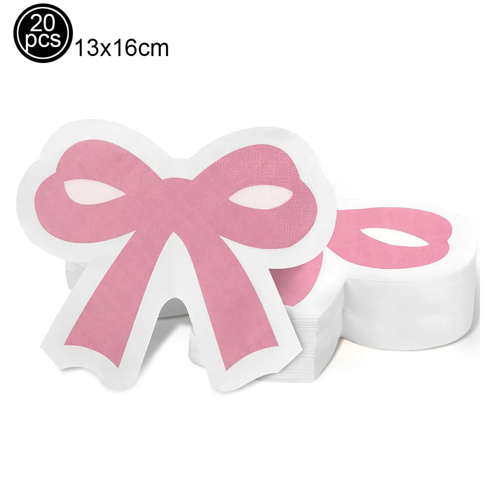 assiettes jetables rose étoiles anniversaire enfant mariage festives autocollants popcorn frites