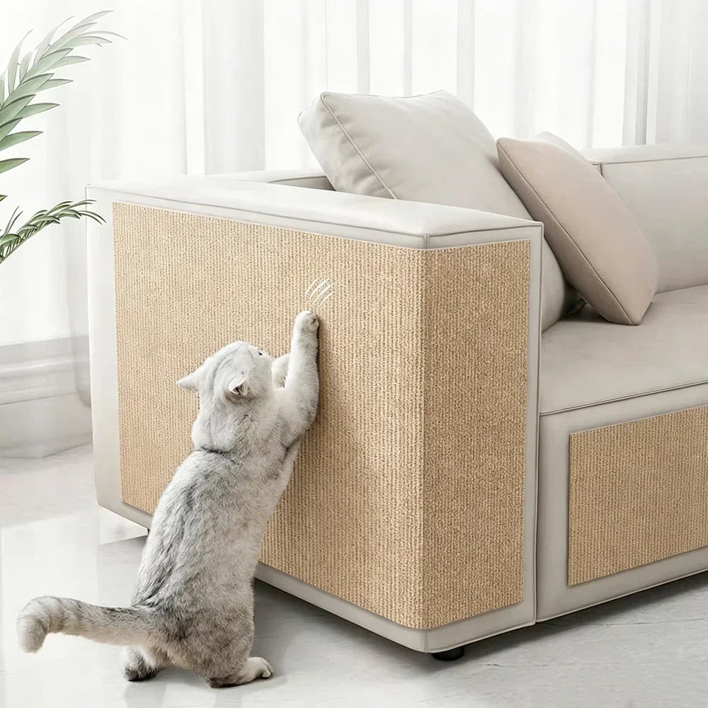 protection anti rayures auto adhésive tapis anti griffures sisal synthétique meubles canapés portes modernes