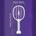 tueur moustiques électrique rechargeable usb 230v racket lampe 3000v moderne abs