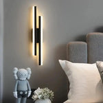 lampes murales modernes noir blanc doré éclairage cuisine chambre coucher minimaliste