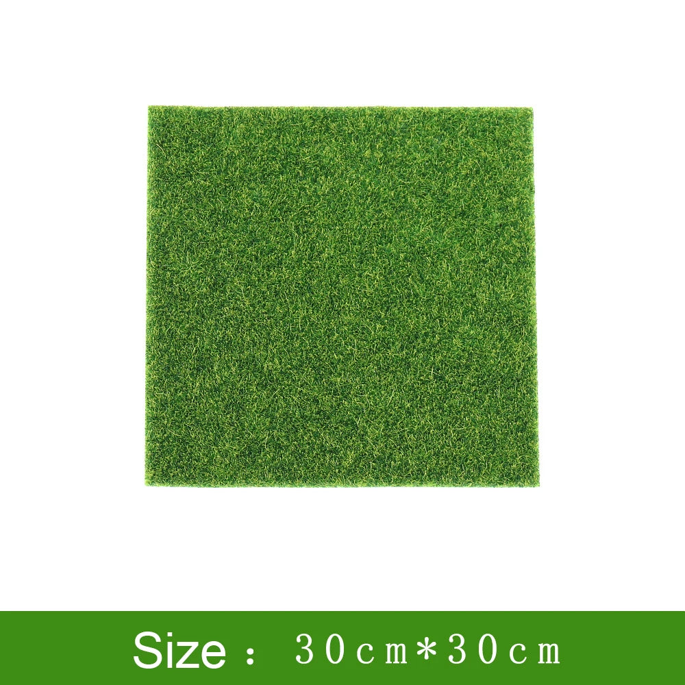 tapis artificiel herbe verte pelucheux moderne 15x15cm 30x30cm 50x50cm 50x100cm