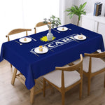 nappe table bleu marine logo ricard moderne imperméable résistance taches 66x183cm